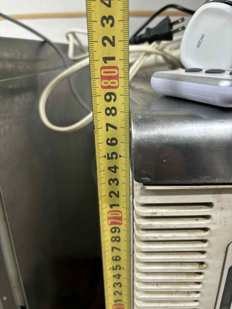 ステンレススチール 2ドア冷蔵庫 約80cm