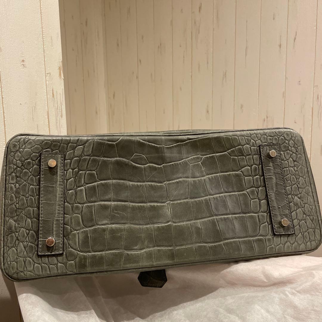 【超美品】銀座オーソドキシー　クロコ革　ショルダーバッグ