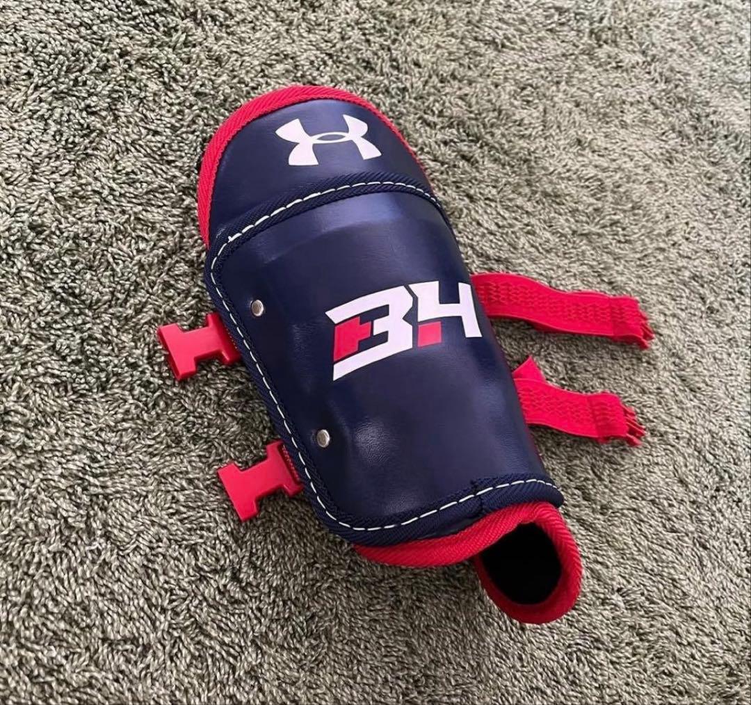 激レア プライス ハーパー 支給 実使用 アンダーアーマー レッグガード mlb