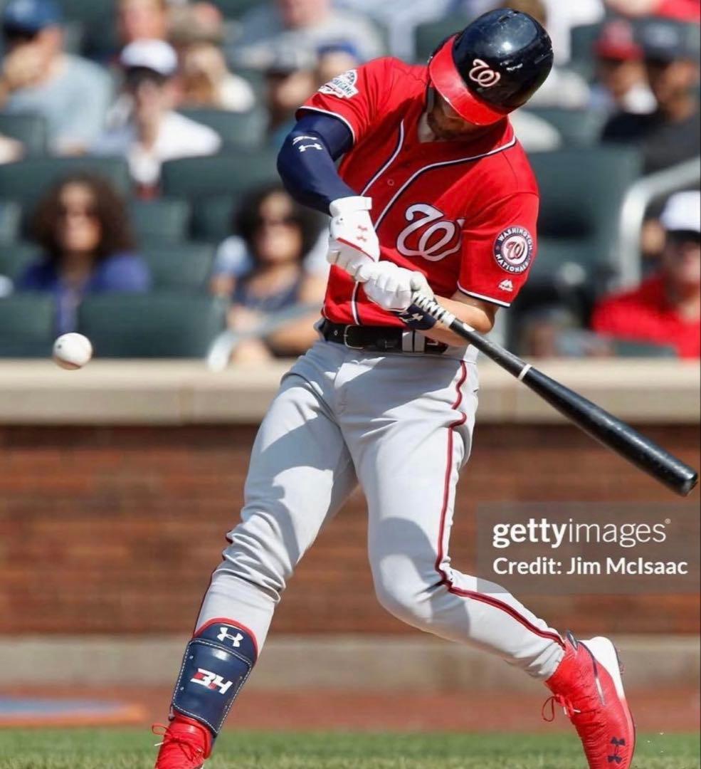 激レア プライス ハーパー 支給 実使用 アンダーアーマー レッグガード mlb