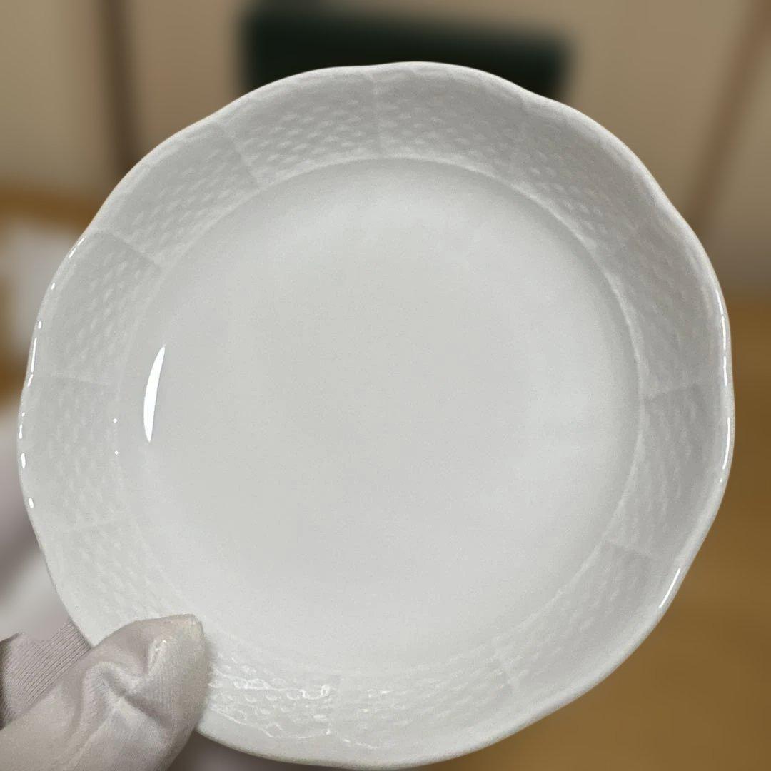 リチャードジノリ　ベッキオホワイト　ディッシュラウンド　6枚セット