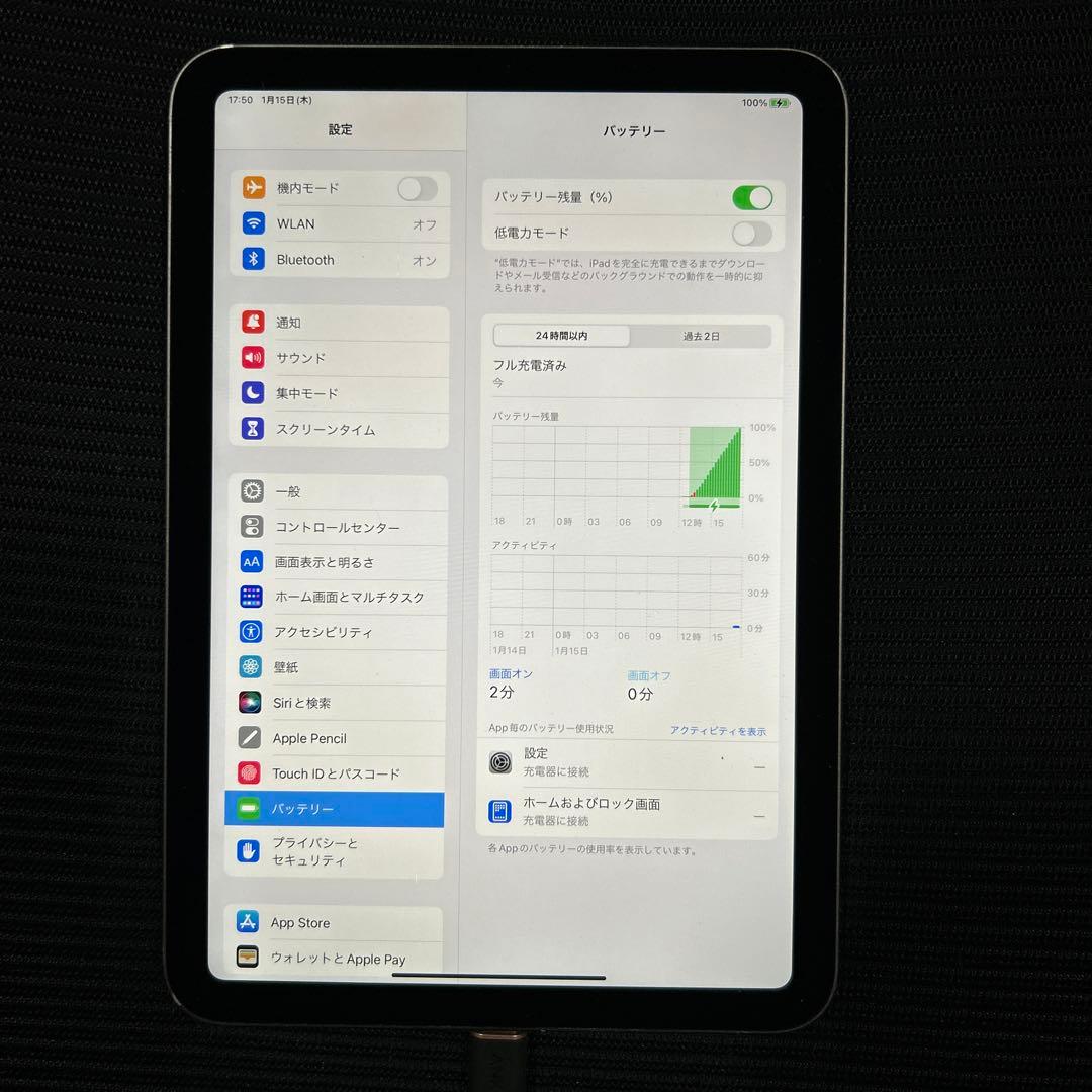 訳あり　iPad mini (第６世代) Wi-Fi 64GB スペースグレイ