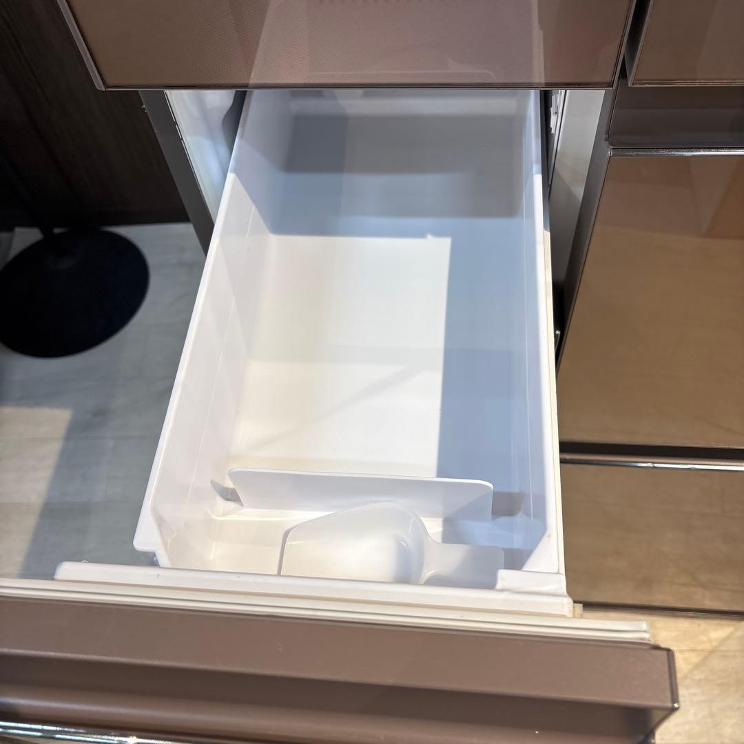 冷蔵庫 大容量 設置無料 6ドア シルバー