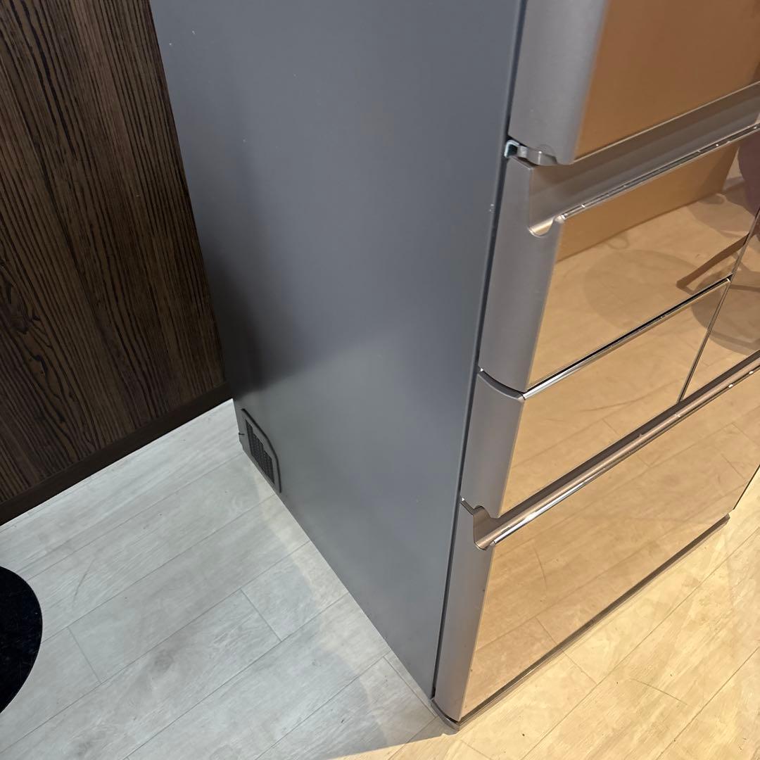 冷蔵庫 大容量 設置無料 6ドア シルバー