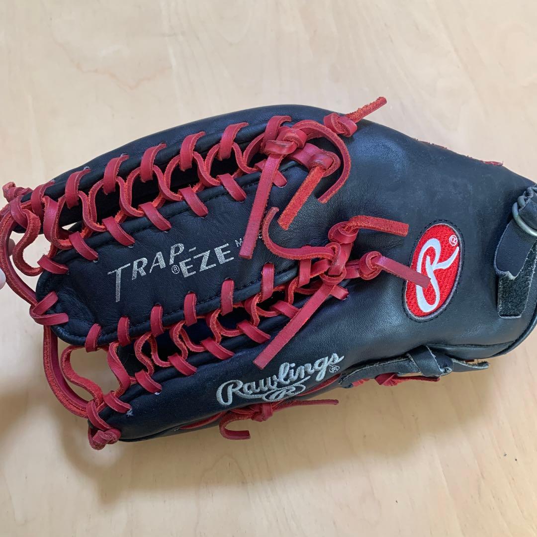 Rawlings TRAP-EZE 野球　グローブ　FASTBACK 左投げ　黒