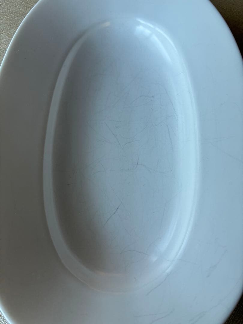 イイホシユミコオーバル　レクタングル皿４枚セット