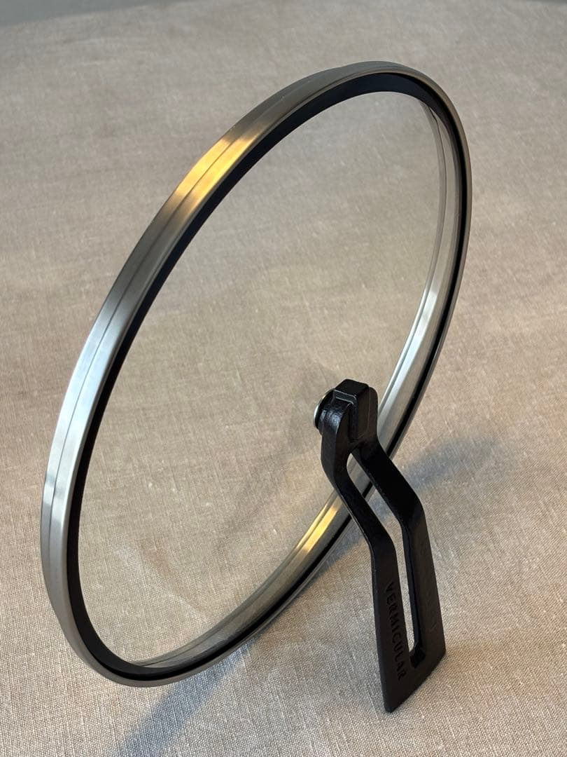 VECUULAR ブラック フライパン ガラス蓋付き