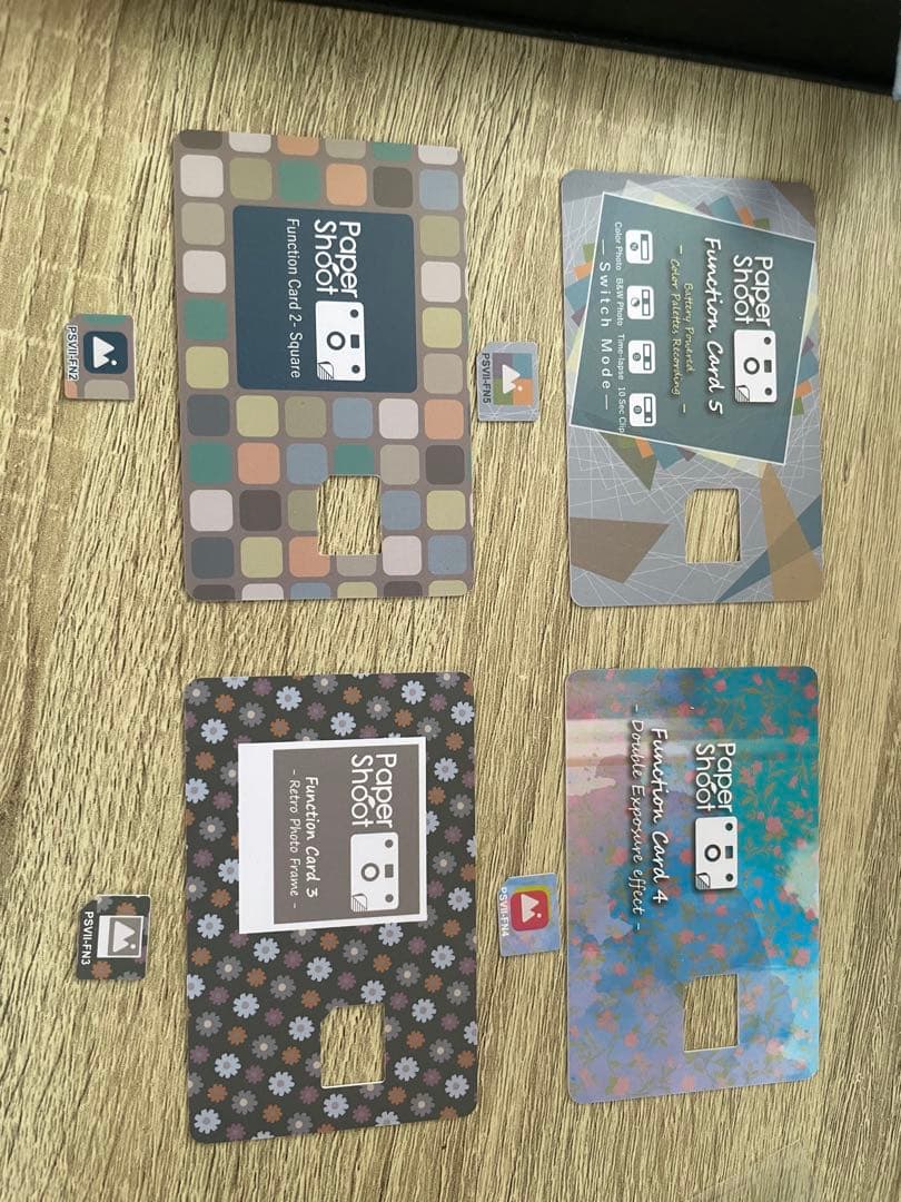 ペーパーシュート(ファンクションカード、レンズキャップあり)【注意事項必読】