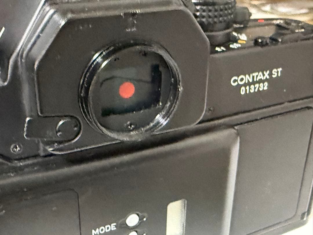 CONTAX ST 一眼レフカメラ シャッター作動確認