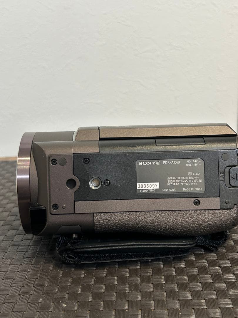 e*0様 SONY 4Kビデオカメラ FDR-AX40 ケース付き 卒業式・運動