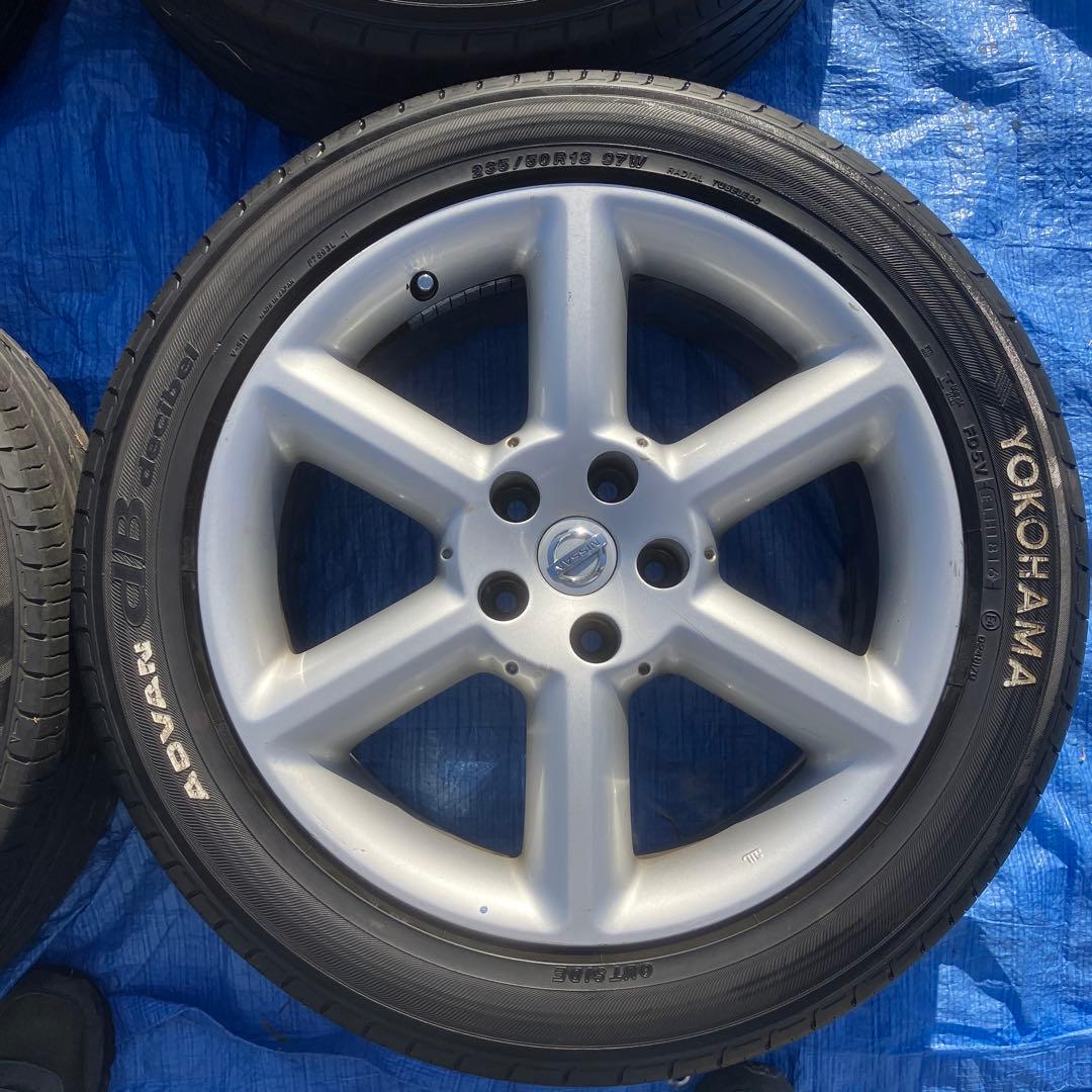 ニッサン　フェアレディZ33 純正18インチ タイヤ・ホイールセット