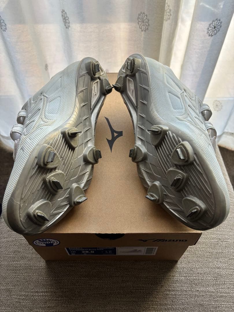 ミズノ　スパイク　ライトレボエリート11GM221101 マジックテープ28.0