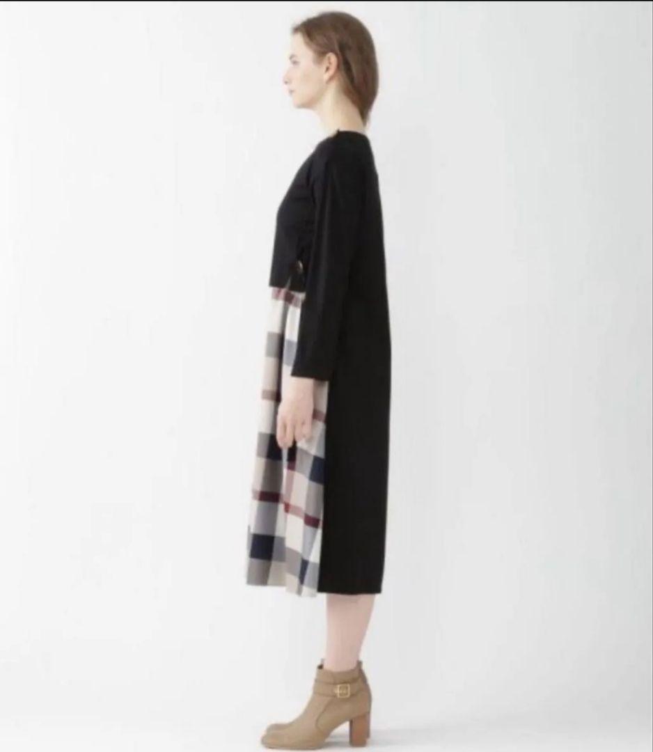 ☆BLUE LABEL CRESTBRIDGE ポンチチェックワンピース　美品☆