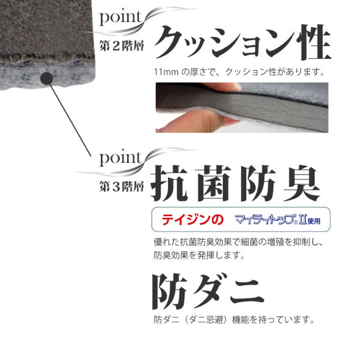 エアジョブすのこ型吸湿マット(ベッド対応タイプ)シングルサイズ【２枚組】