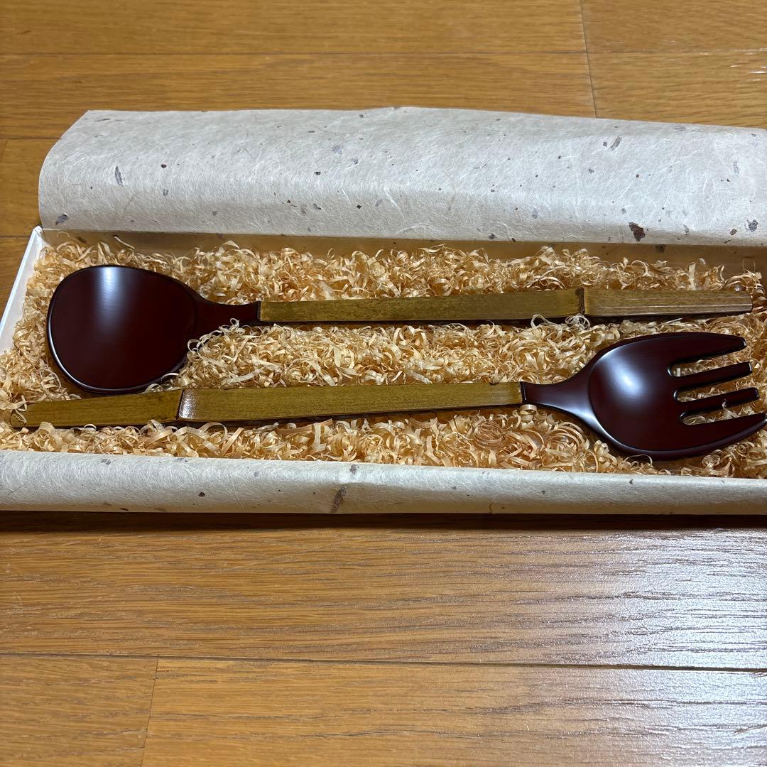 伏見真樹さん作　サラダサーバー