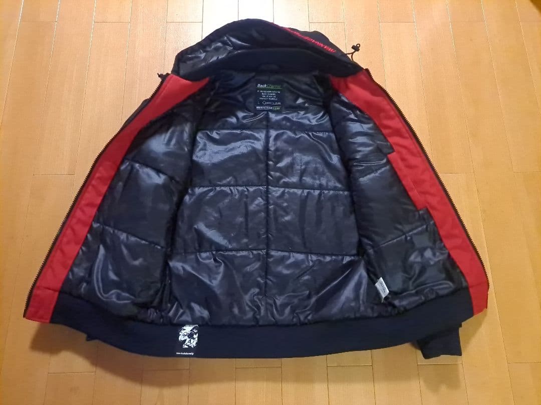 美品　Size:L　バックチャンネル　コーデュラ　ジャケット　ブラック×レッド