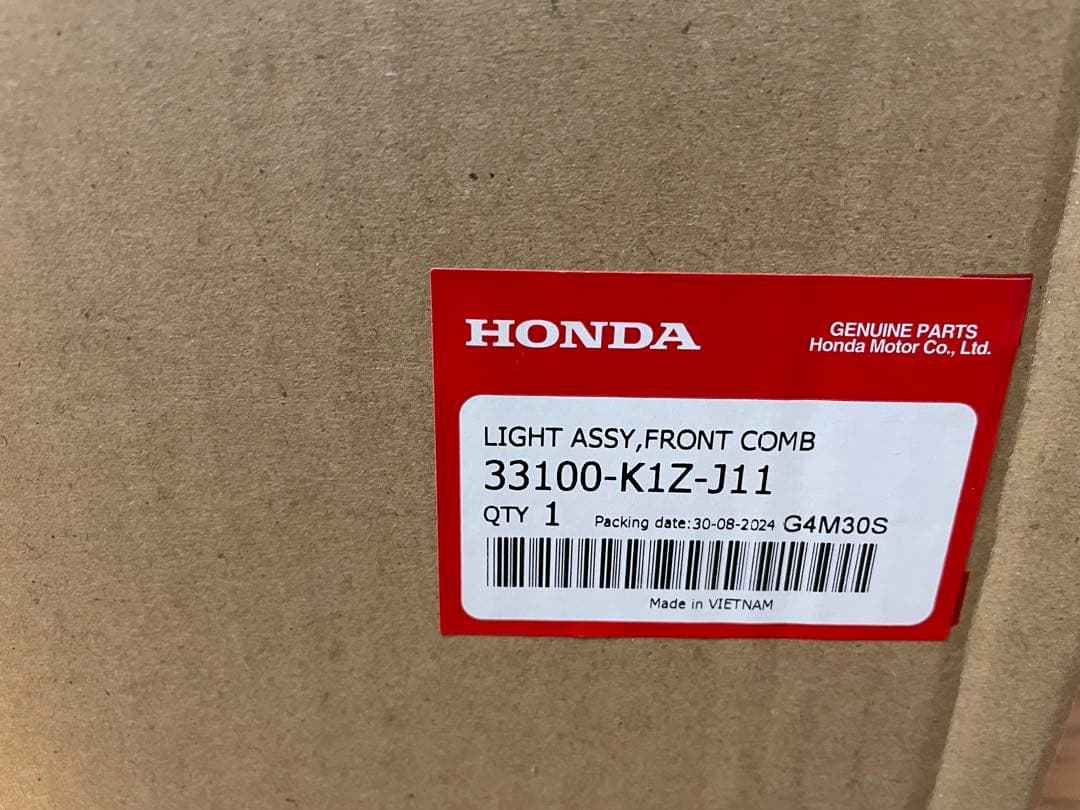 難あり ホンダ 純正 ライトASSY フロントコンビ 33100-K1Z-J11