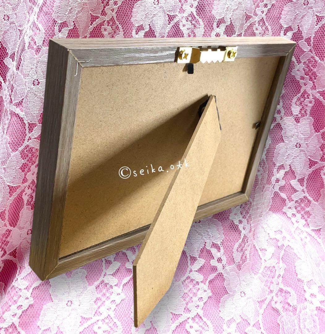 1275春爛漫 桜とお花畑 フラワーインテリア シーグラスアート 物語風 置物