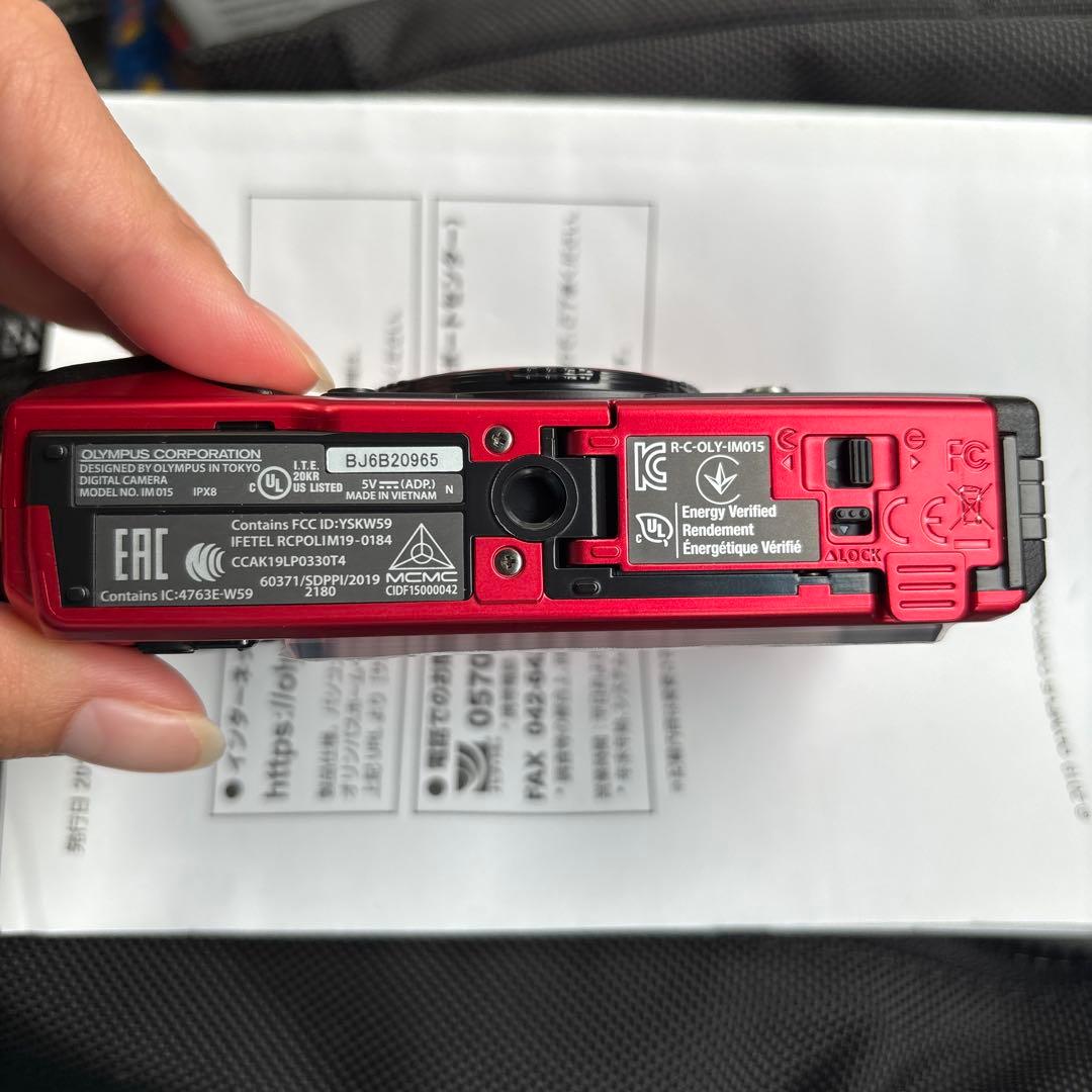 OLYMPUS TG-6 デジタルカメラ レッド