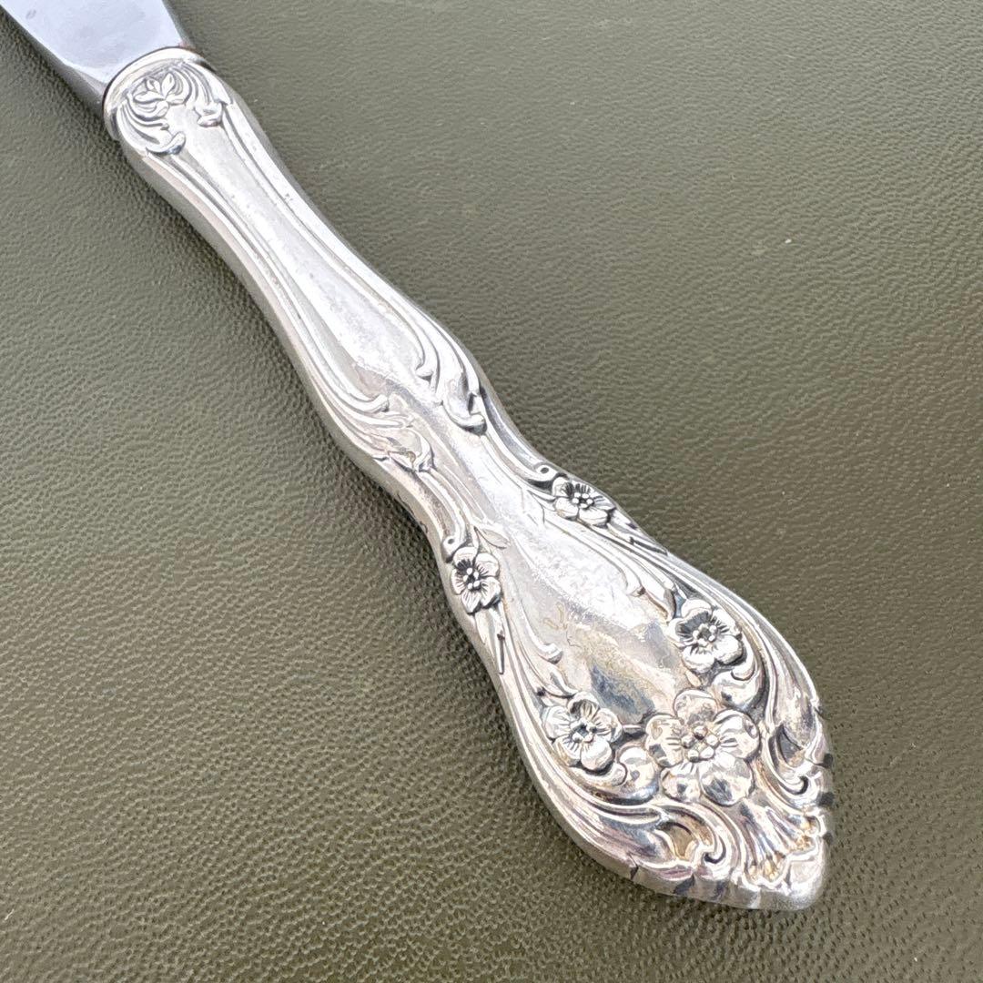 ALVIN STERLING ナイフ　純銀　シャトーローズ　ビンテージ　シルバー