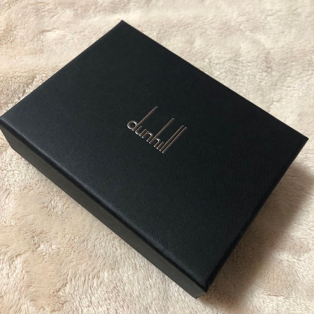 つん　未使用　ダンヒル　名刺入れ　カード入れ　 プレイン　ブラック　黒