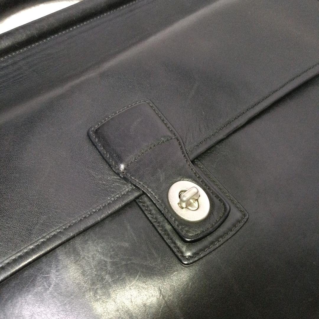 希少■COACH オールレザー 2WAY ブリーフケース ビジネスバッグ