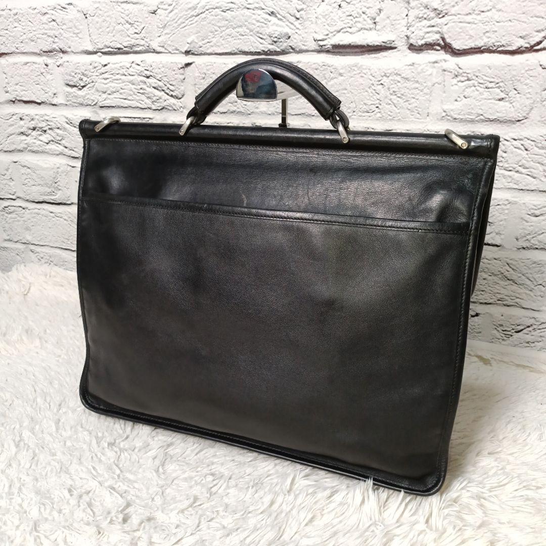 希少■COACH オールレザー 2WAY ブリーフケース ビジネスバッグ