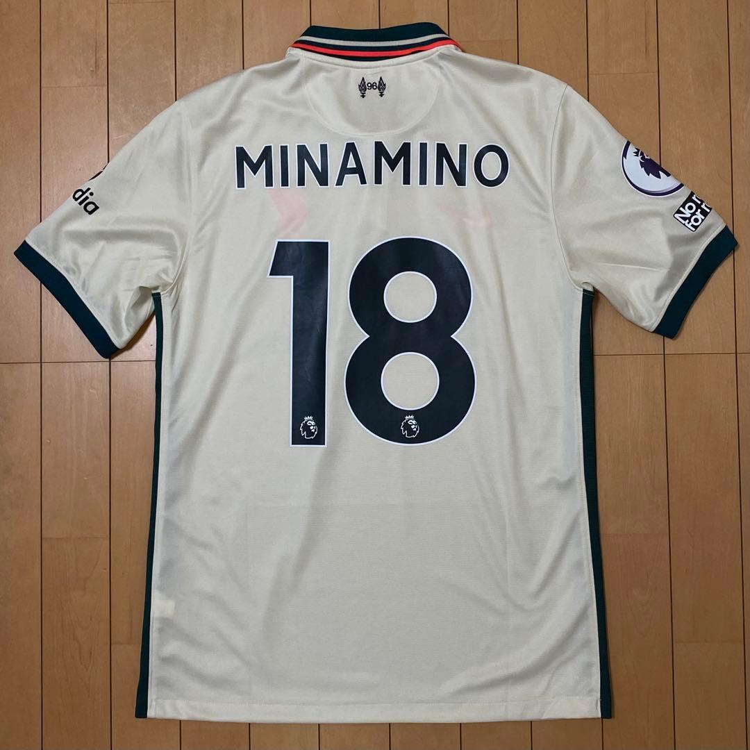 【正規品】リバプール 21/22 南野拓実 アウェイ レプリカ インポートM