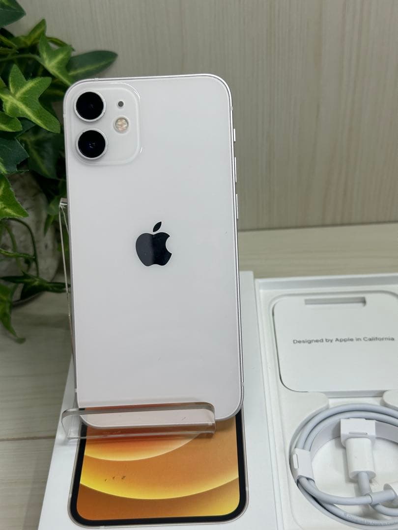✅✨美品・100％✨iPhone 12 mini 256GB ホワイト