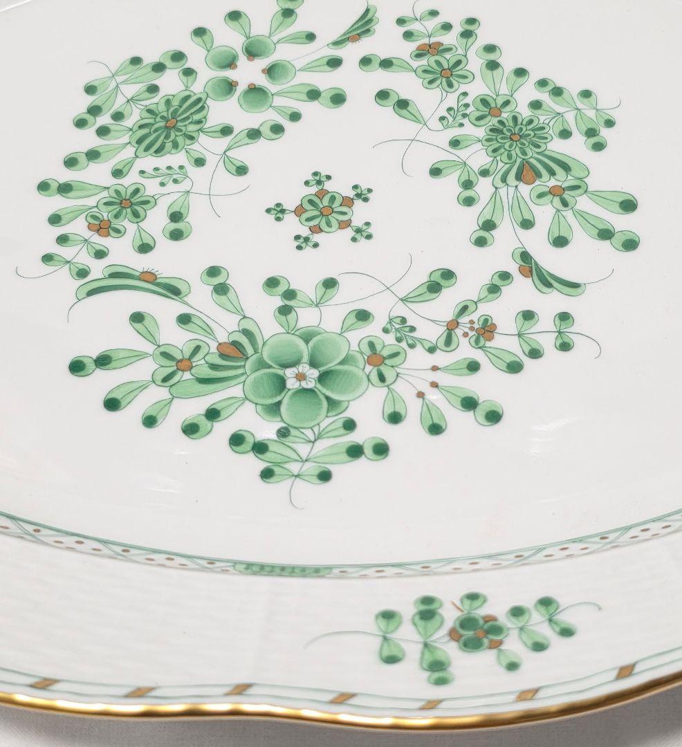 ヘレンド 森の宝物【オーバルプレート】waldstein green