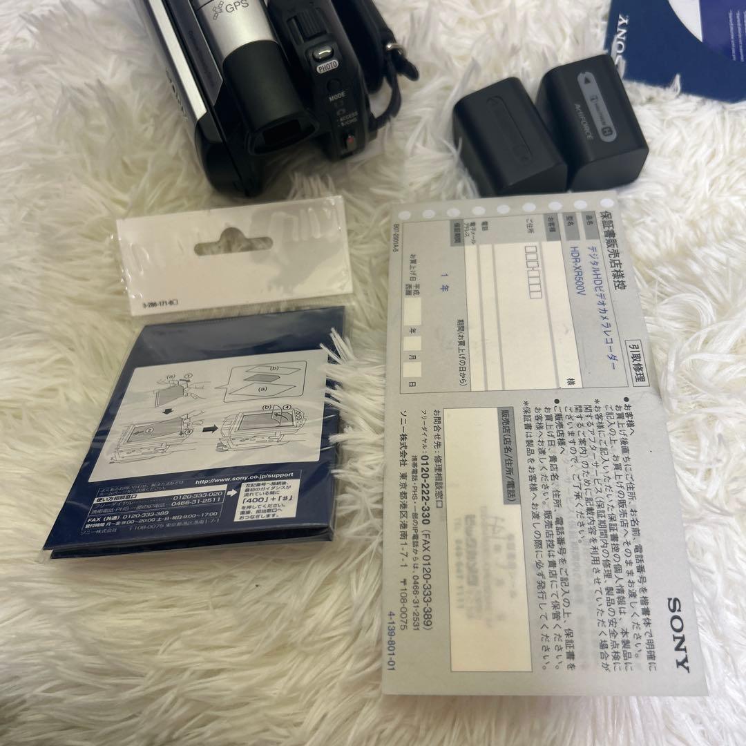 【未使用級】SONY ソニー HDR-XR500V ビデオカメラ ハンディカム