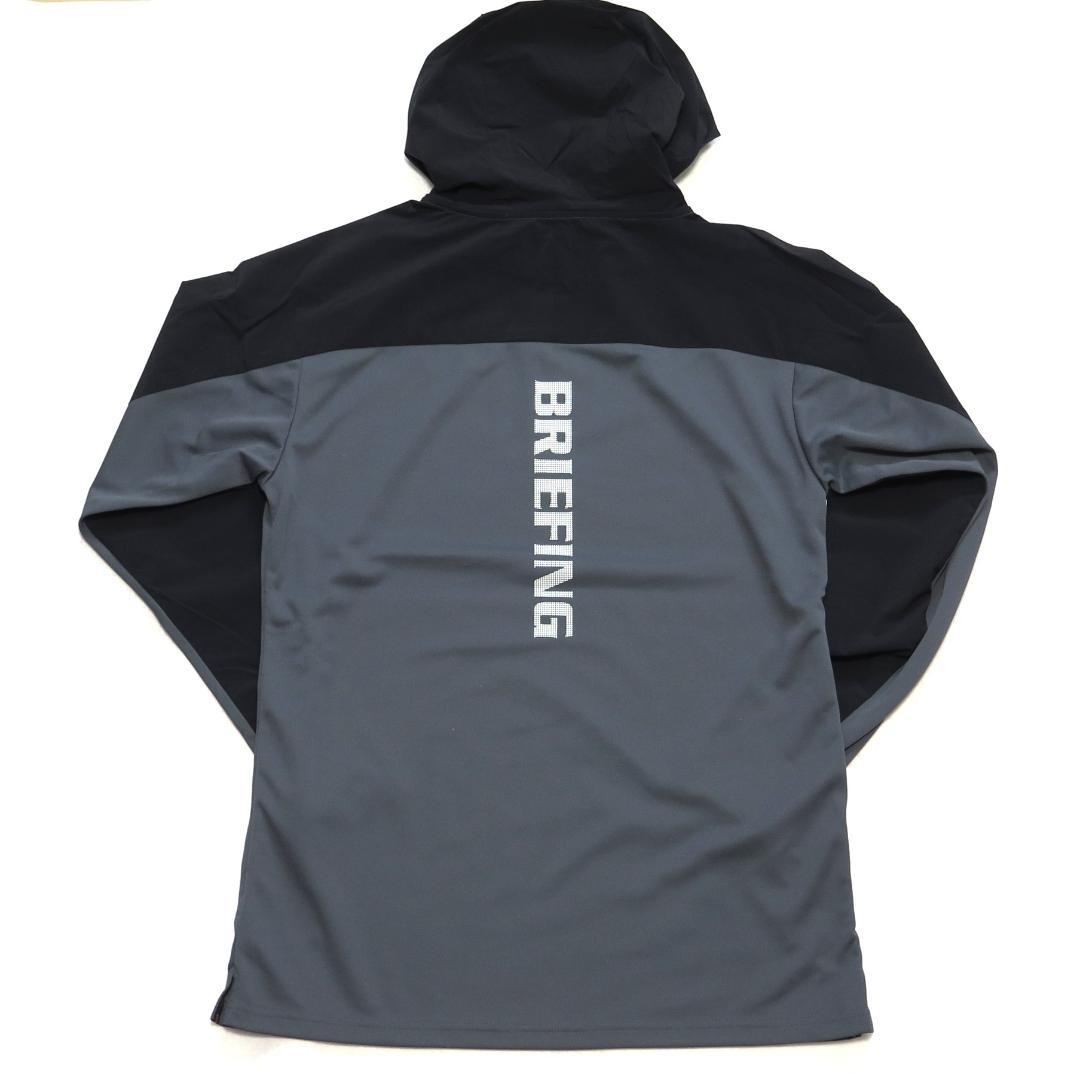 BRIEFING GOLFブリーフィングゴルフ背面ロゴハーフジップフーディーXL
