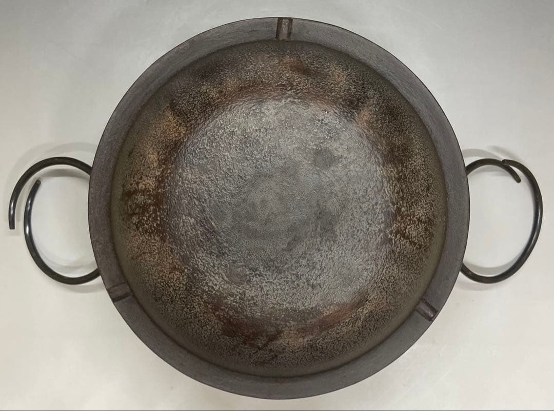 人間国宝　高橋敬典　鬼面風炉釜　釜釻　共箱　栞