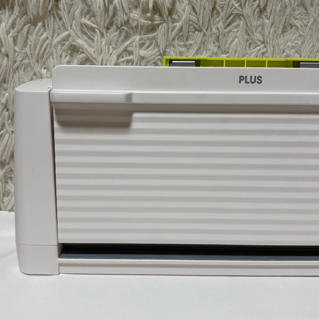 PLUS プラス コンパクト裁断機 PK-213 自動裁断機セット ホワイト