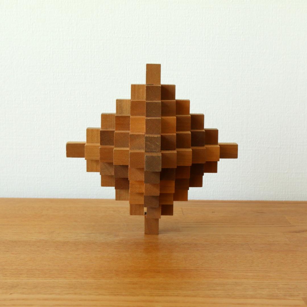 山中組木工房　51本型組木 釘を使用しない木組みパズル　B