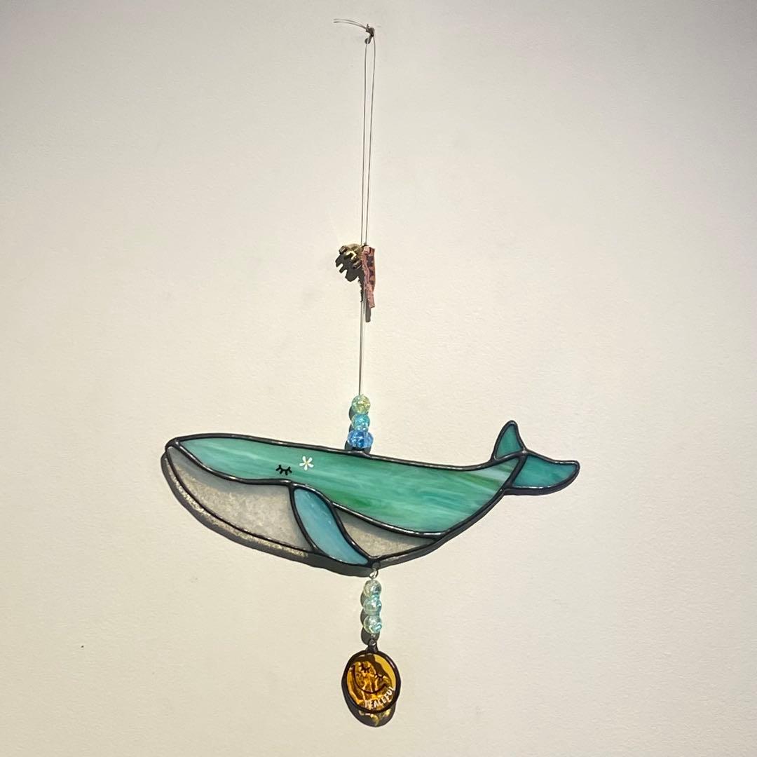 Nai'a ステンドグラス クジラ 鯨