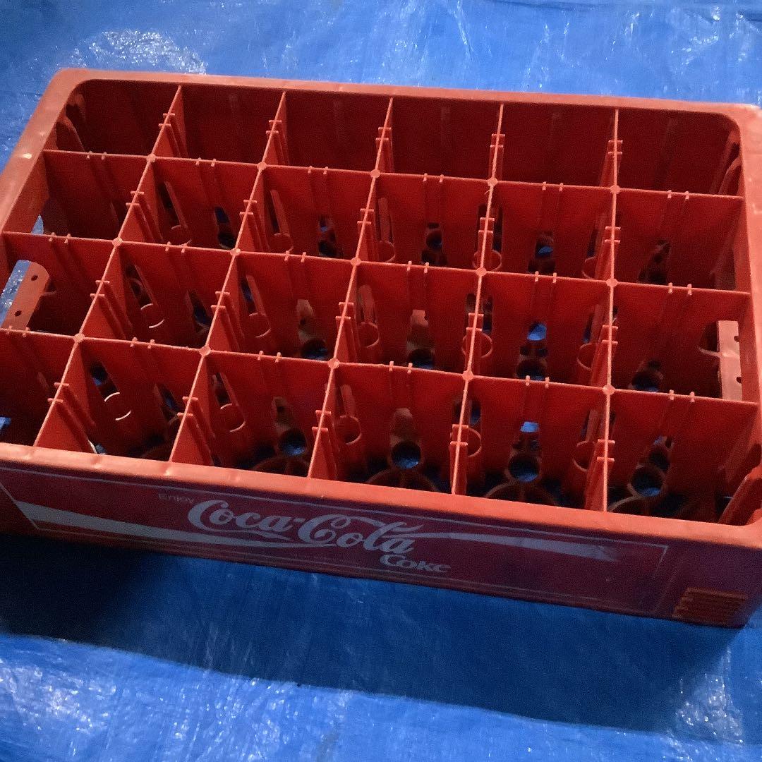 レトロ　アンティーク　ガーデニング　コカコーラ　プラスチック　瓶　ケース