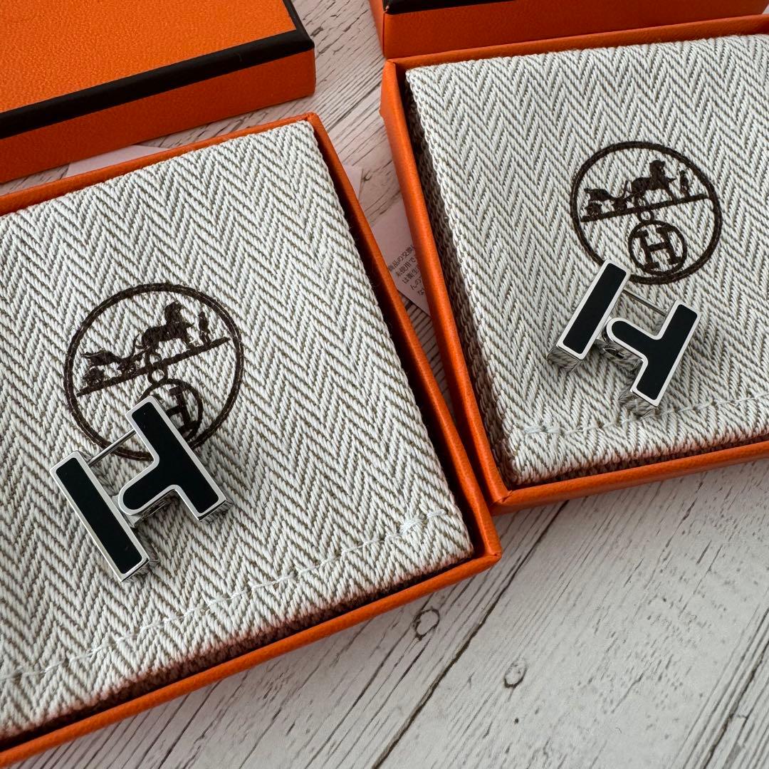 エルメスHERMES Habascule 2個セット H アクセサリー 新品