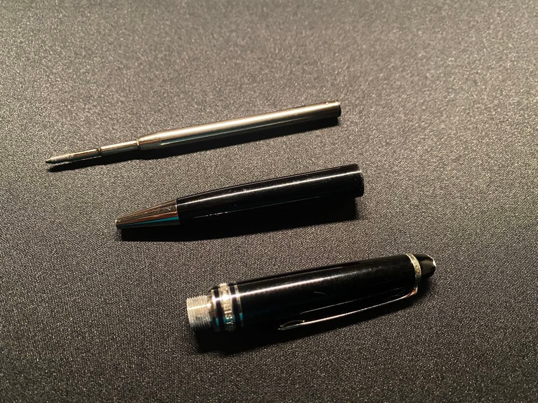 モンブラン マイスターシュテュック ボールペン 黒×シルバー 正規品