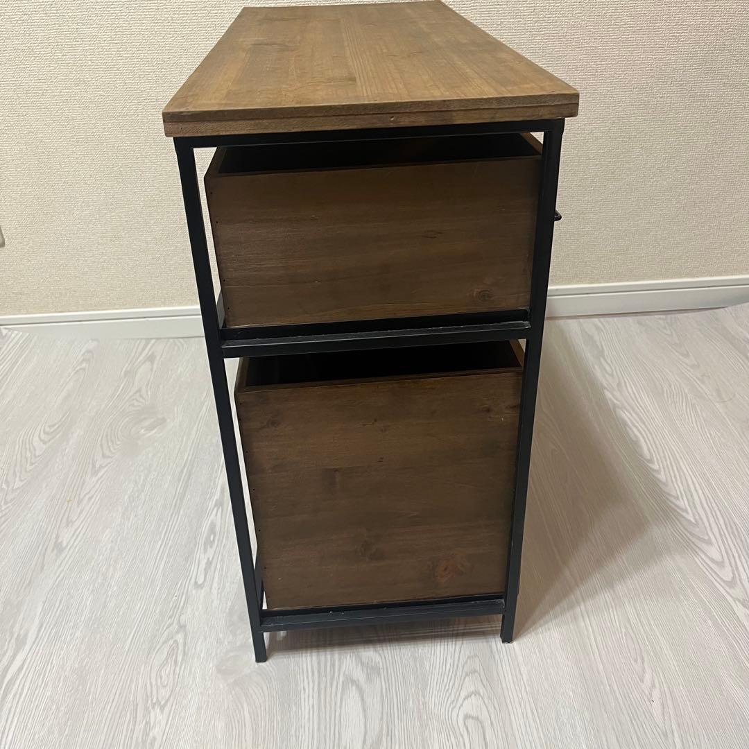 salut! アイアンウッド5ドロワーマルチラック