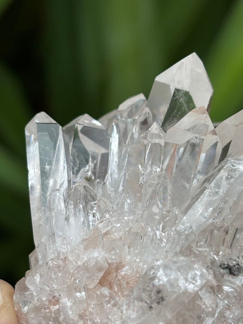 コロンビア産　ピンクレムリアンクラスター　113g 優美なピンク　ピンレム