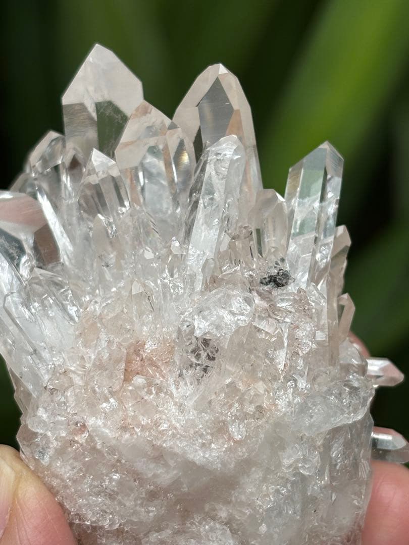 コロンビア産　ピンクレムリアンクラスター　113g 優美なピンク　ピンレム