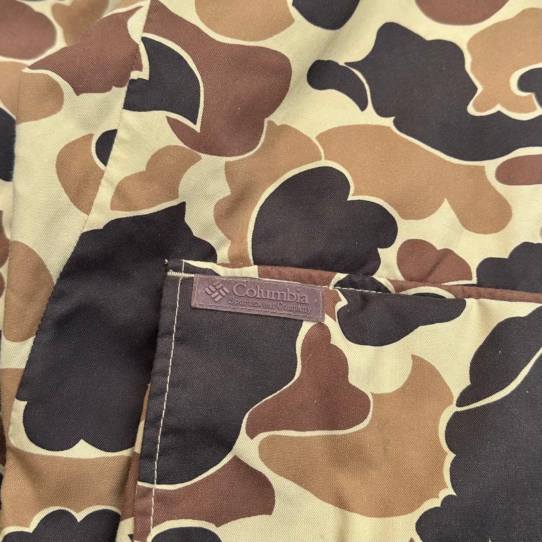 90s Columbia コロンビア ナイロンジャケット ダックハンターカモ L
