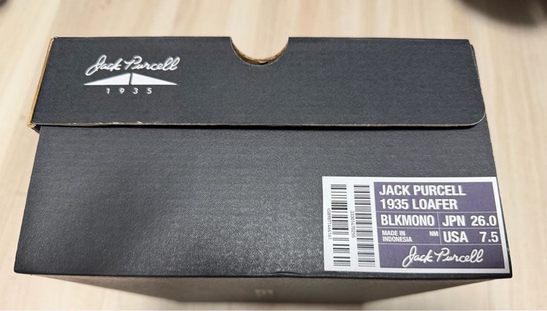 26.0㎝　Jack Purcell 1935 Loafer ブラック