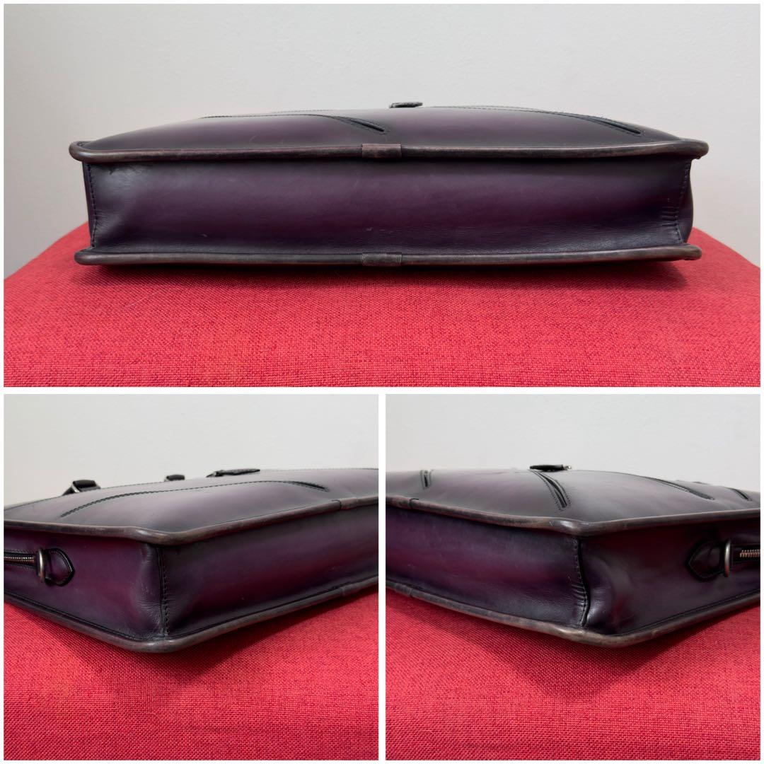 限定 定価81.9万円 ベルルッティ アンジュール スリットレザーブリーフケース