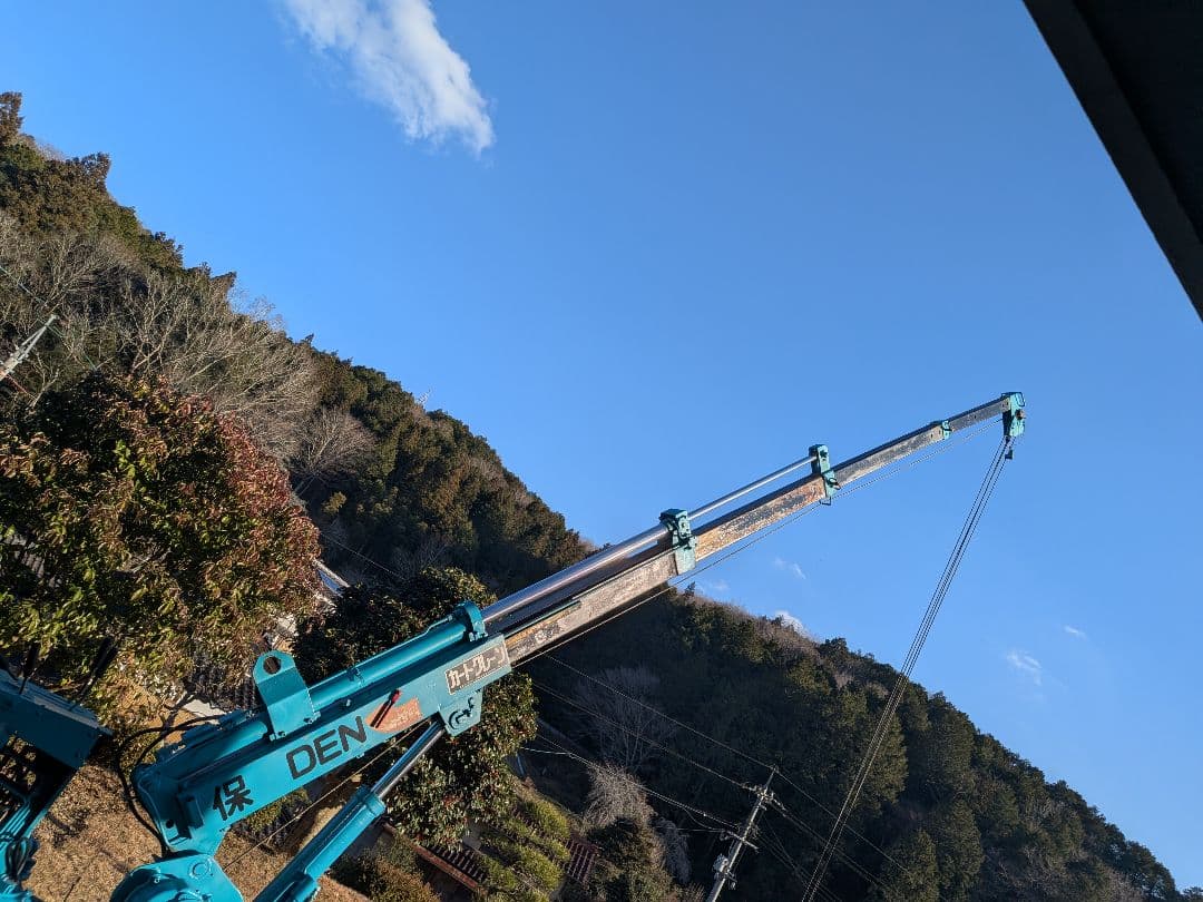東亜カートクレーン　カニクレーン　2トン　簡易塗装整備
