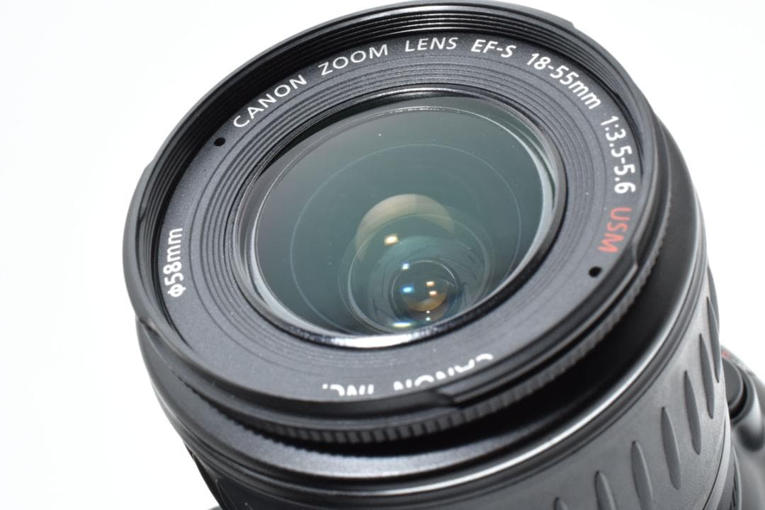 美品S数5556回 キャノン Canon EOS Kiss X50 レンズセット