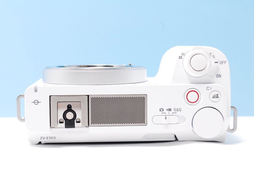 Vlog最強セット】SONY ZV-E10 II ダブル+純正グリップ ホワイト