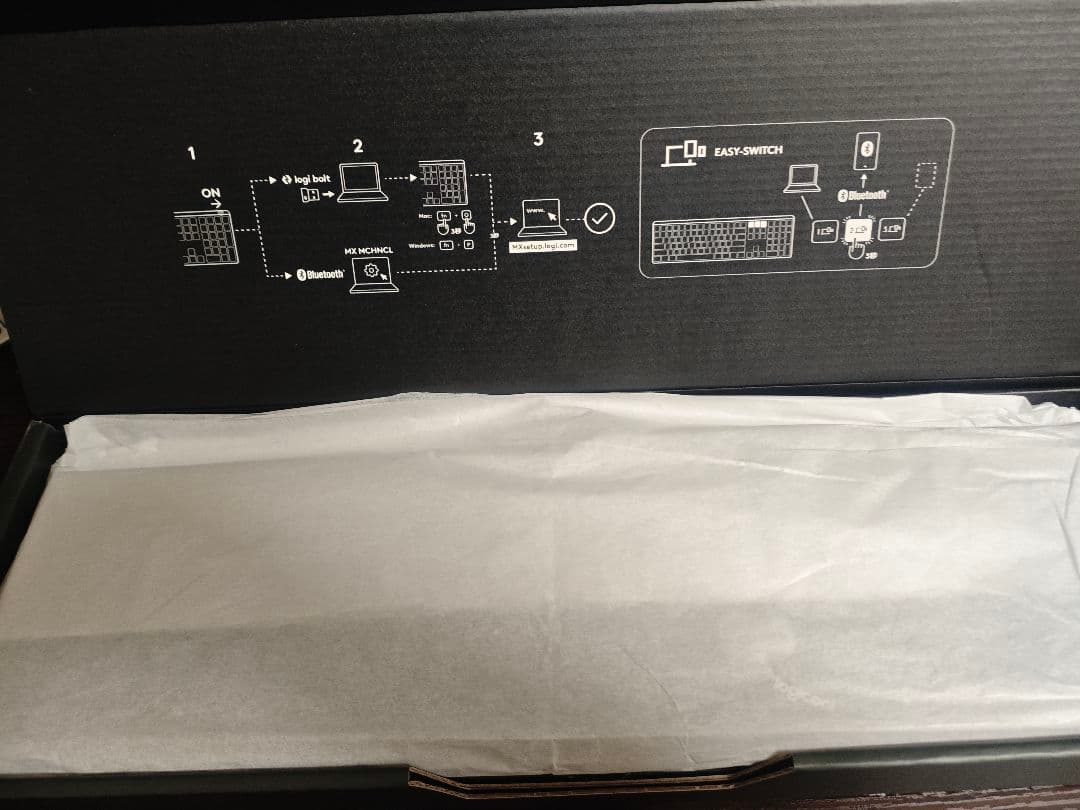 「保証書有り」Logicool MX MECHANICAL 茶軸 (タクタイル)