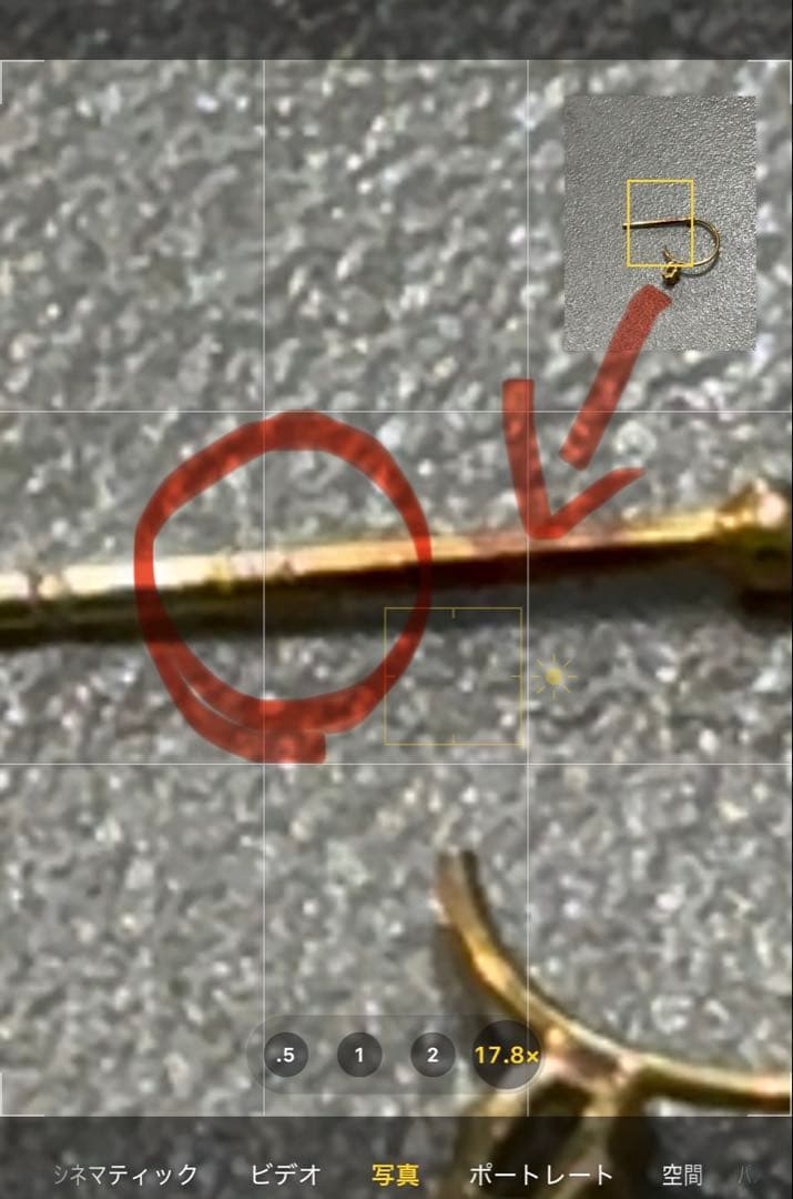 e.m. 18K フープピアス ダイヤモンド